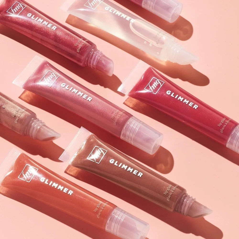 *FMG* Glimmer Lip Glaze Clear Shine NWT 0.3 fl. oz.